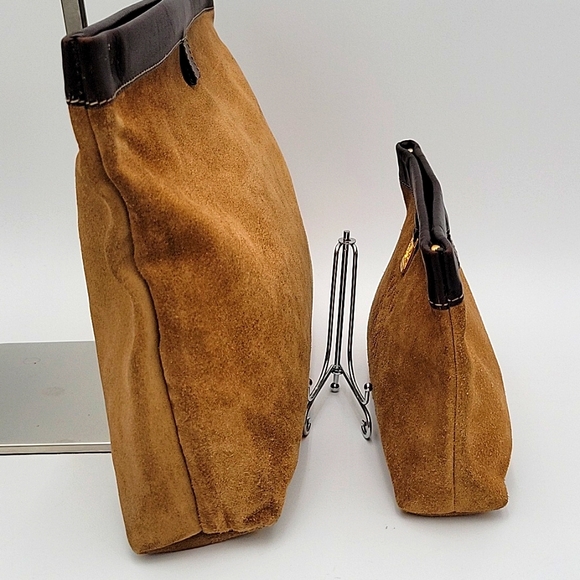 Loewe Tan and Black Clutch LARGE ONLY - Picture 3 of 14